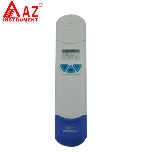 台湾衡欣 AZ8681ph测试笔 ph测试计 ph值测试仪 ph计酸碱度带温补