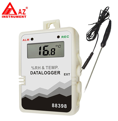 AZ88398  RH Recorder with Temp. Sensor