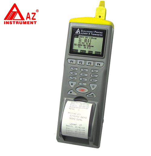 AZ9882  K, J, T, R, S, E Type Logger with Printer