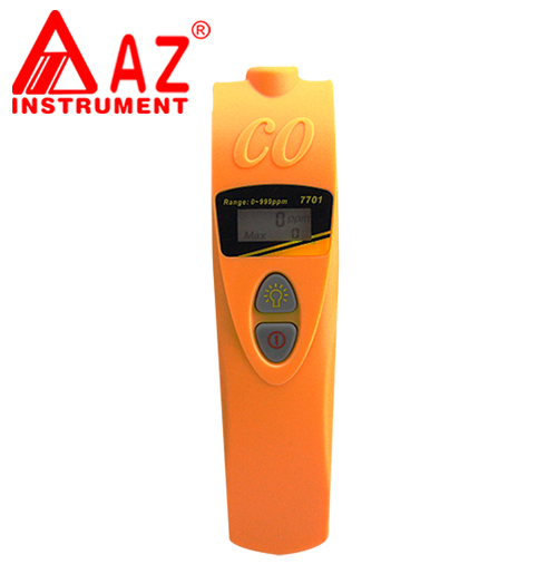 台湾衡欣 AZ7701 一氧化碳检测仪 一氧化碳浓度检测CO监测器 CO检测仪 产品编号： 149