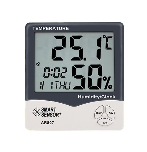 希玛AR807数字温湿度计家用工业温湿度表高精度电子温度计高精度