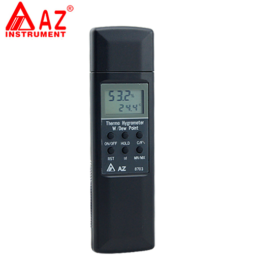 台湾衡欣 AZ8703高灵敏度工业温湿度计 高精度数显温湿度计温度表