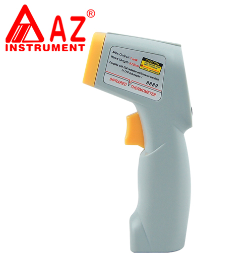 台湾衡欣 AZ8889高精度工业红外线测温仪 测温枪 非接触温度测量仪