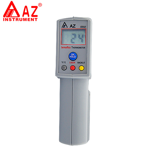台湾衡欣 AZ8868高精度手持式工业红外线测温仪 非接触红外线测温仪