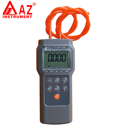 台湾衡欣 AZ82012高精度电子微压差计 数字压差仪 电子压力计