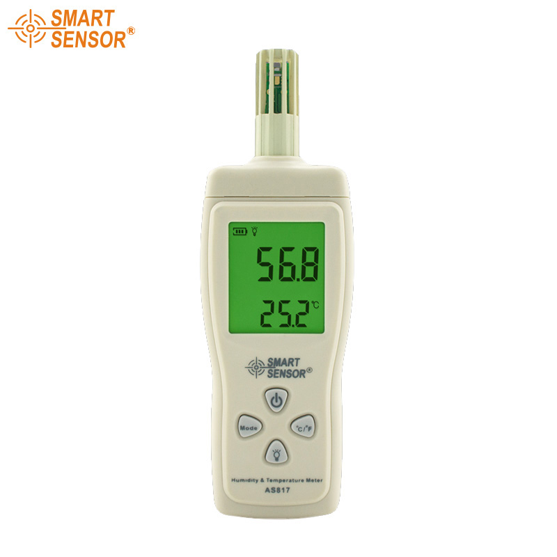 希玛AS817工业温湿度计高精度温湿度检测仪迷你手持式温湿度计